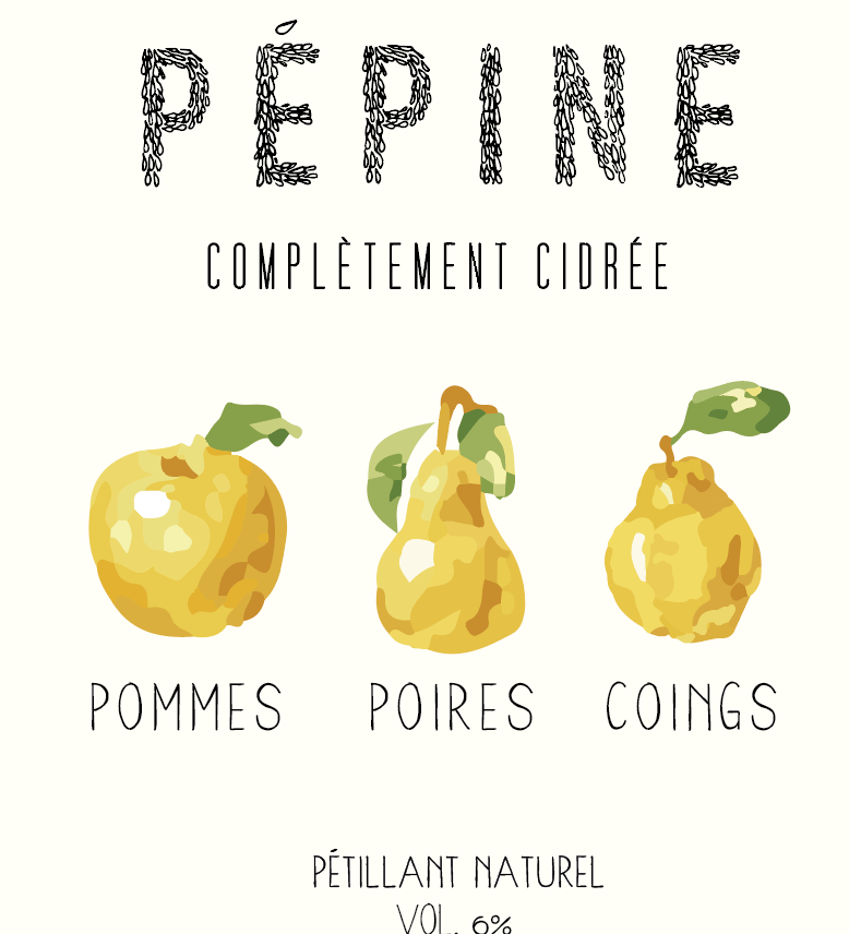 POMMES POIRES COINGS 75 cL - Cuvée 2024