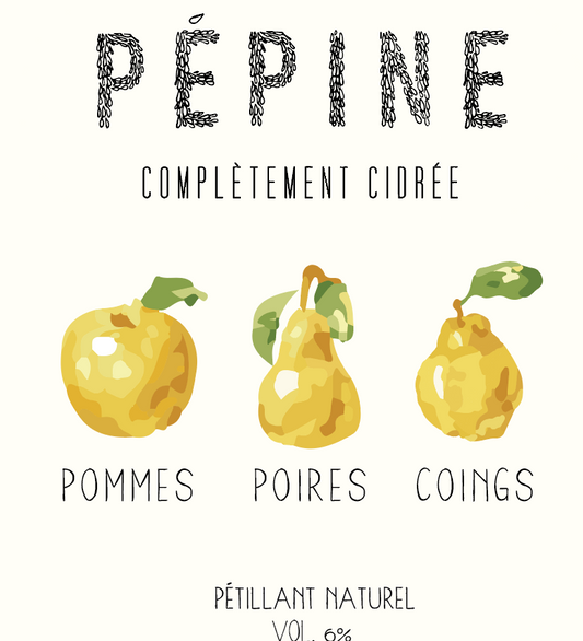 POMMES POIRES COINGS 75 cL - Cuvée 2024